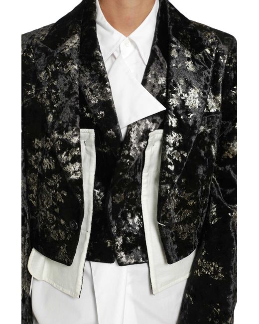 Comme des Garçons Black Layered Blazer for men