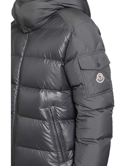 Moncler Gray Maya Short Down Jacket for men
