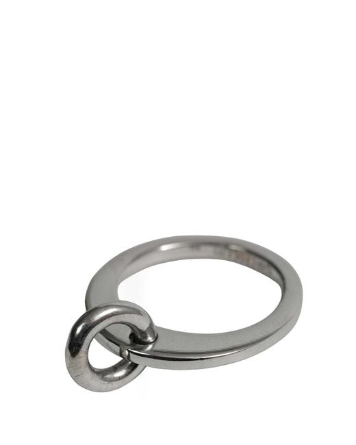 ALAN CROCETTI White Blade Loop Ring for men