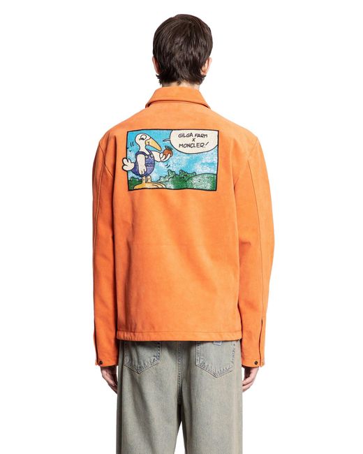 Moncler Genius Orange Gilga Farm Collaboration Navel Jacket for men