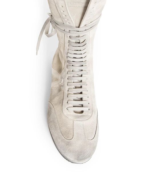 Ann Demeulemeester Natural Fides High-Top Boxing Sneakers for men