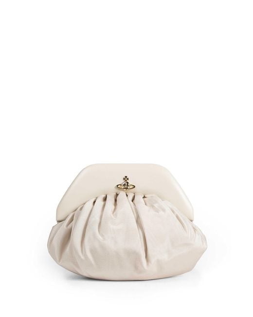 Vivienne Westwood White Broke Clutch