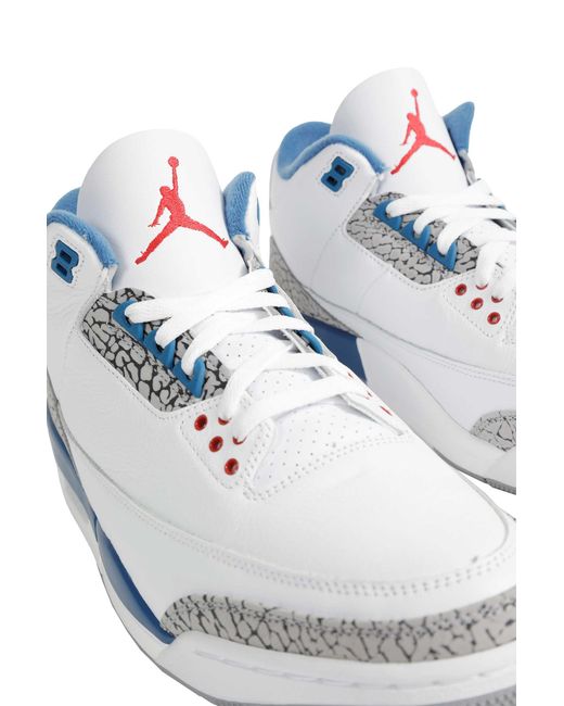 Nike Blue Air Jordan 3 True Sneakers for men