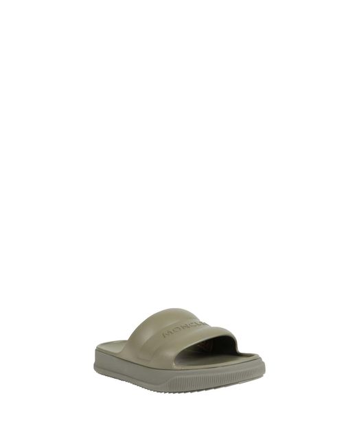 Moncler Green Altive Slides for men
