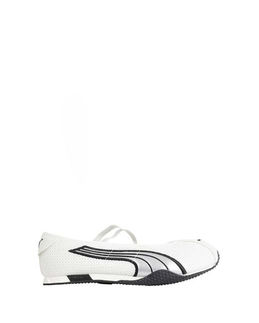 PUMA White H-Street Ballet Sneakers