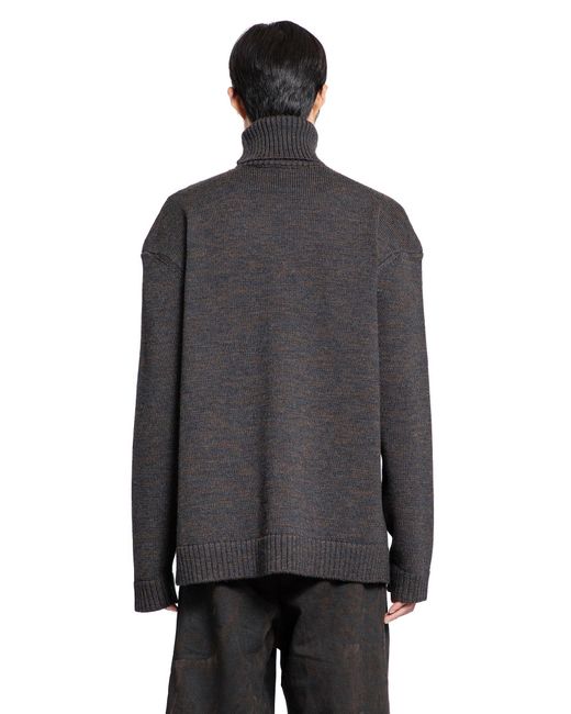 JORDANLUCA Black Ballon Jumper for men
