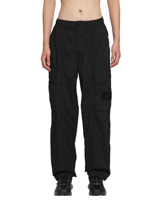 Stone Island Black 3100026 Cargo Pants for men