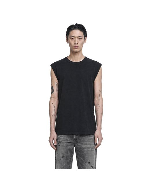 James Perse Black La Muscle Tank for men
