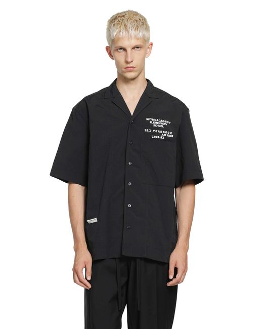 Song For The Mute Blue Sftm Academy Short Sleeve Shirt for men