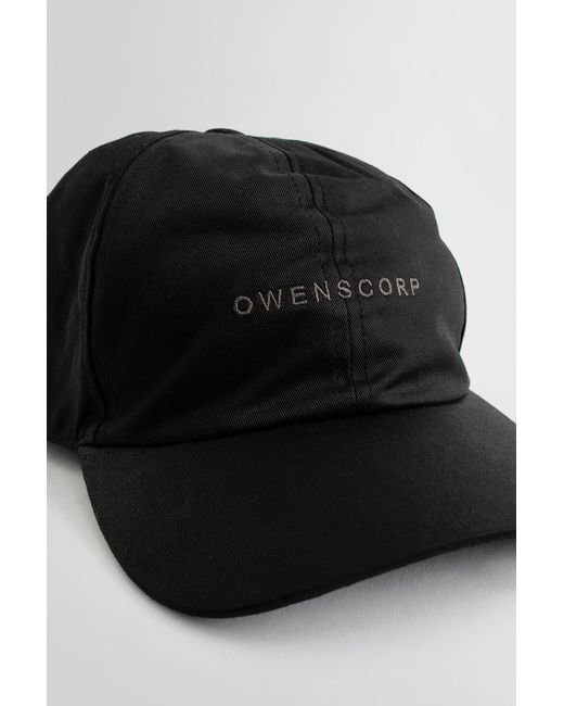 Rick Owens Black Hats for men