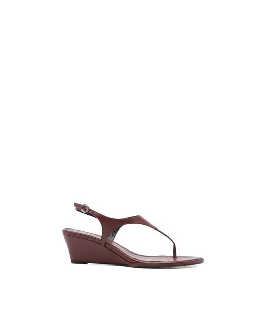 Aeyde Brown Roose Wedge Sandals