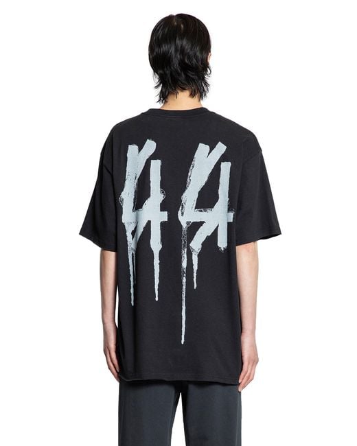 44 Label Group Black Drip 44 T-Shirt for men