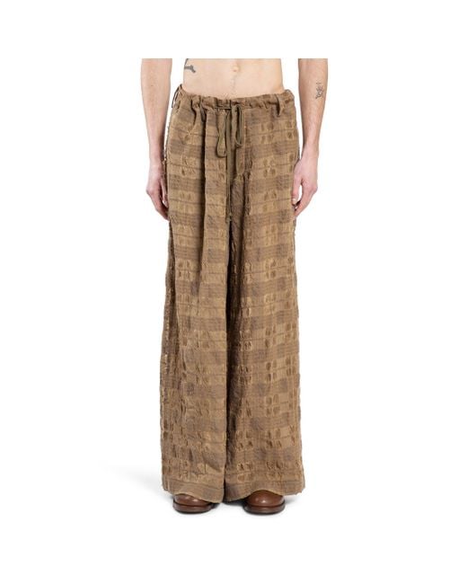 Uma Wang Natural Pilly Pantaloni for men