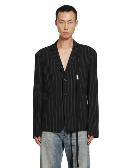 Ann Demeulemeester Black Rami Deconstructed Blazer for men