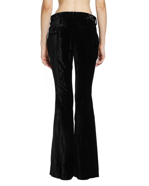 Ann Demeulemeester Black Adri Bootcut Trousers