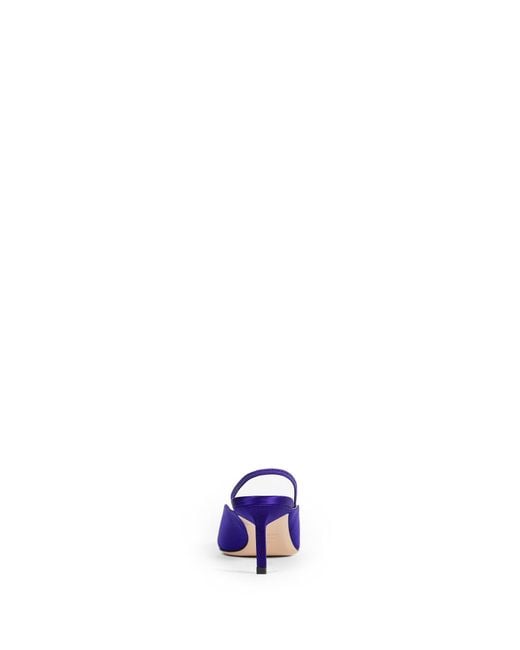 Tom Ford Blue Julianne Satin Slingback Pumps