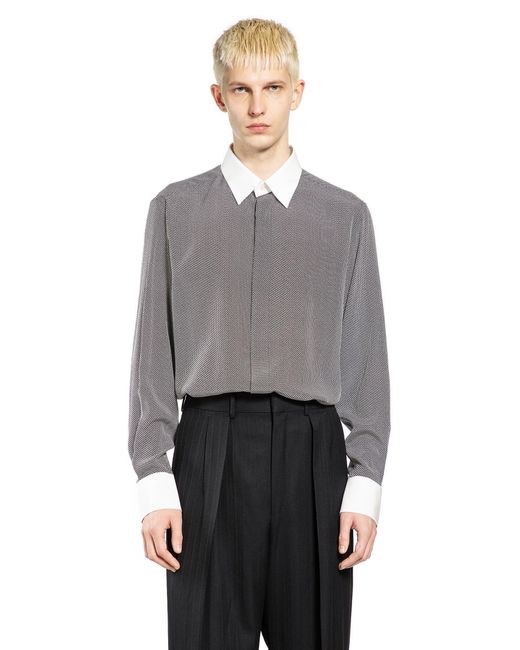 Tom Ford Gray 3D Classic Shirt for men