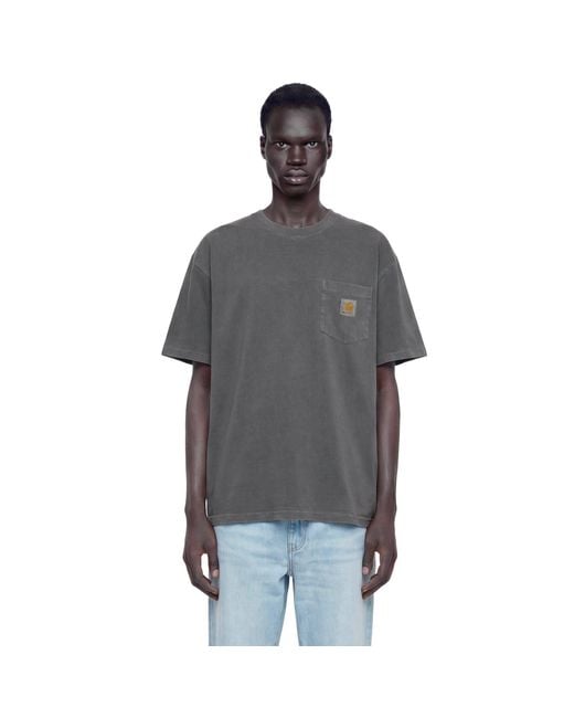 Carhartt Gray Loose Pocket T-Shirt for men