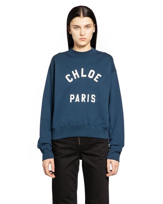 Chloé Blue Chloe Paris Sweatshirt