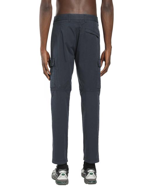 Stone Island Blue 3100032 Cargo Trousers for men