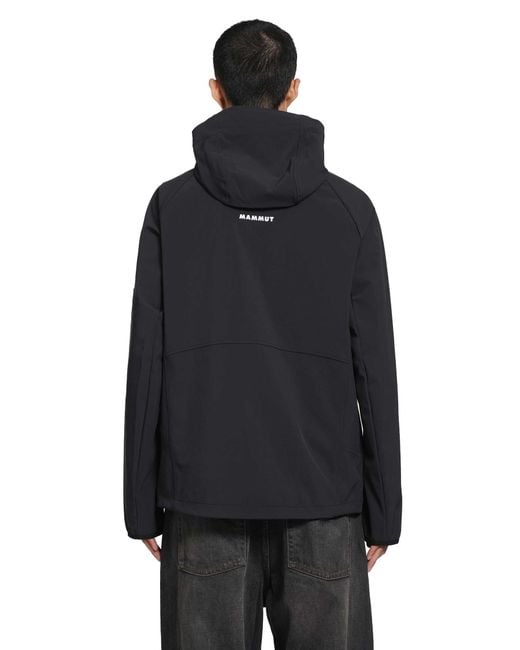 Mammut Black Ultimate Comfort So Hooded Jacket for men