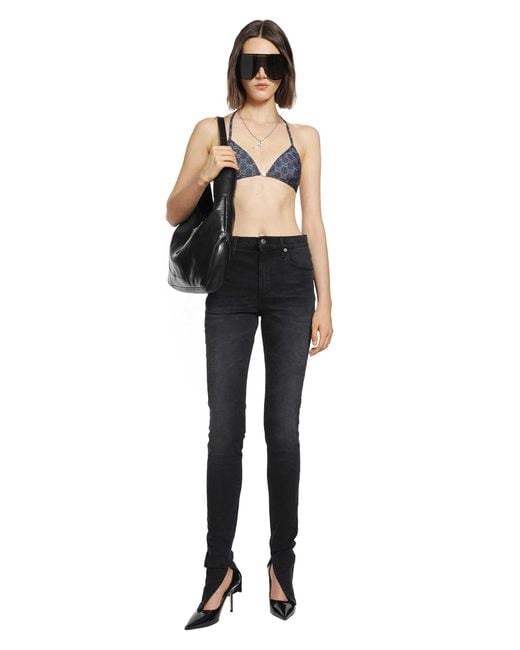 Gucci Blue Gg Light Denim Top