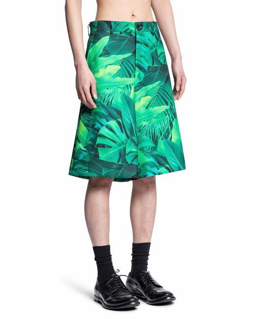 Comme des Garçons Green Shorts for men