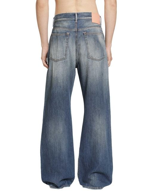 Acne Blue 2021 Regular Fit Jeans for men