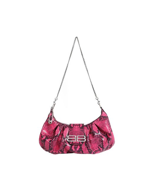 Balenciaga Purple Pamela Medium Shoulder Bag