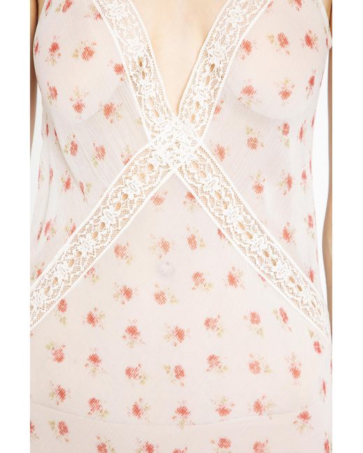 Ann Demeulemeester White Lala X-Long Bias Dress