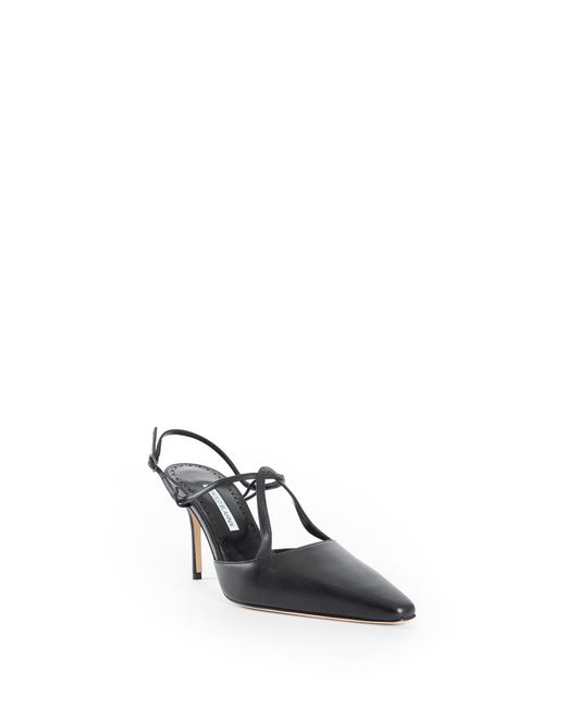 Manolo Blahnik White Pumps