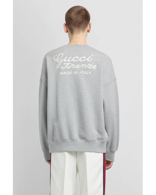 Gucci Gray Sweatshirts for men