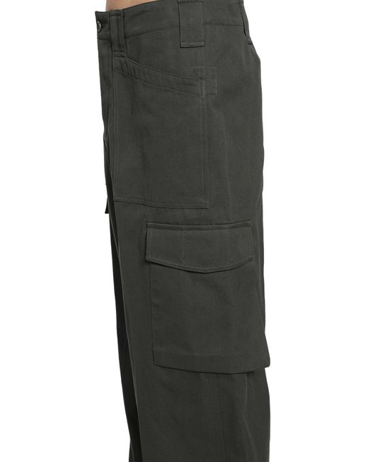 Rier Black Cargo Trousers for men