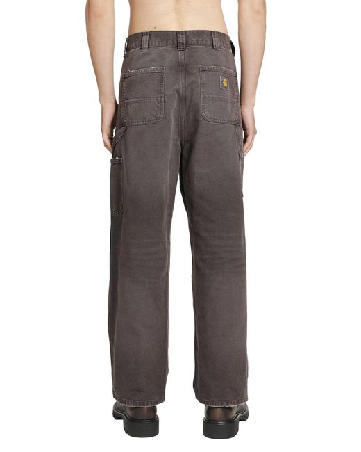 Carhartt Gray Og Double Knee Pants for men
