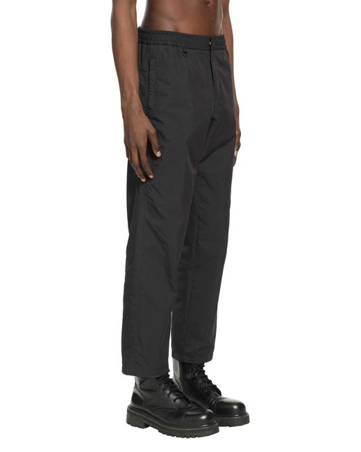 Laminar Black Nylon Pants for men