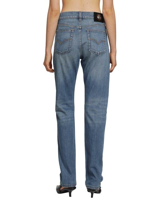 Versace Blue Tapered Jeans for men