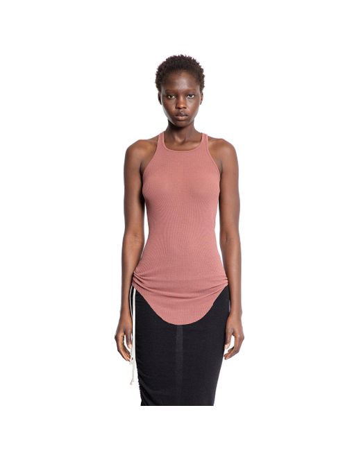Rick Owens Red Concordians Rib Tank