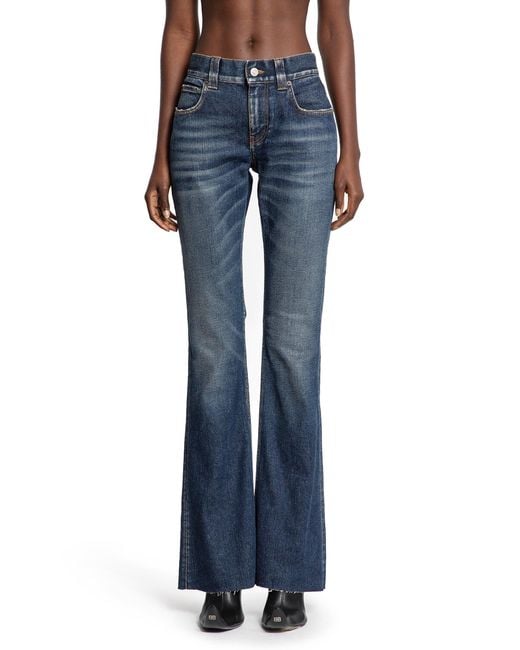 Balenciaga Blue Slim Fit Bootcut Pants