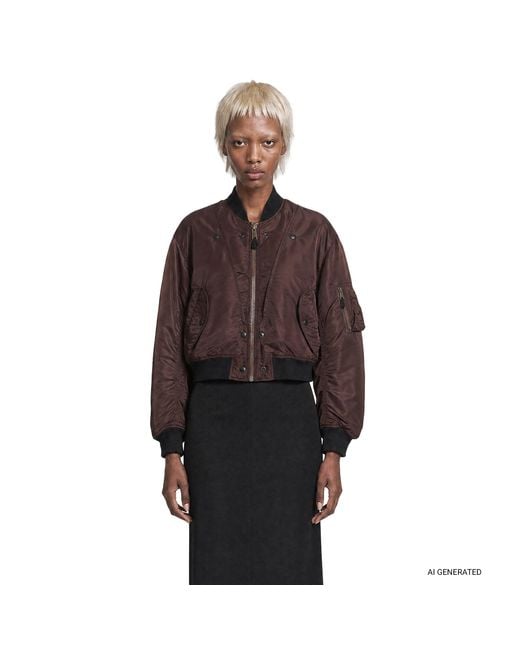 Maison Margiela Brown Reversible Bomber