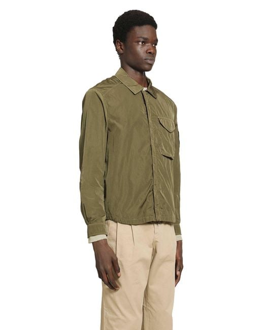 C P Company Green Chrome-R Overshirt for men