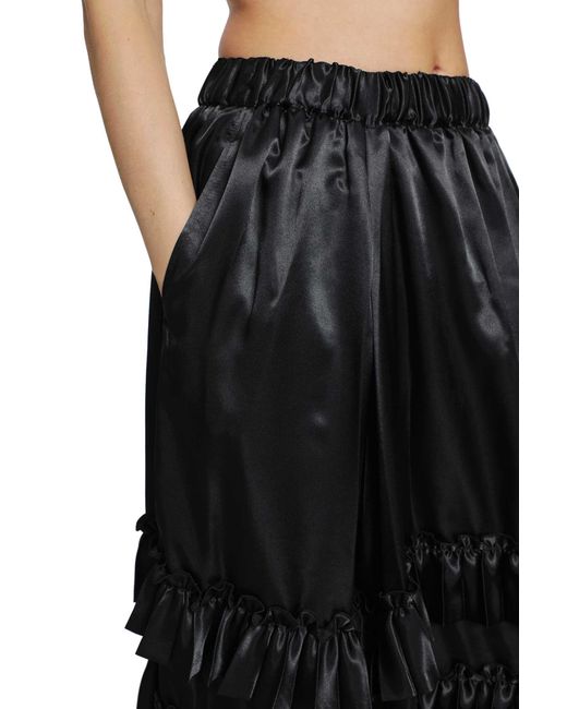 Noir Kei Ninomiya Black Layered Skirt