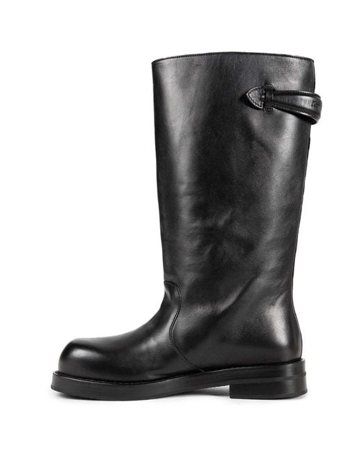 Acne Black Leather Boots