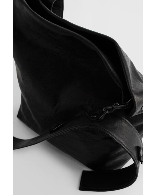 Yohji Yamamoto Black Top Handle Bags for men