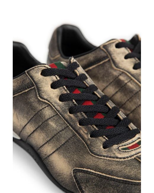 Gucci Brown Shift Sneaker