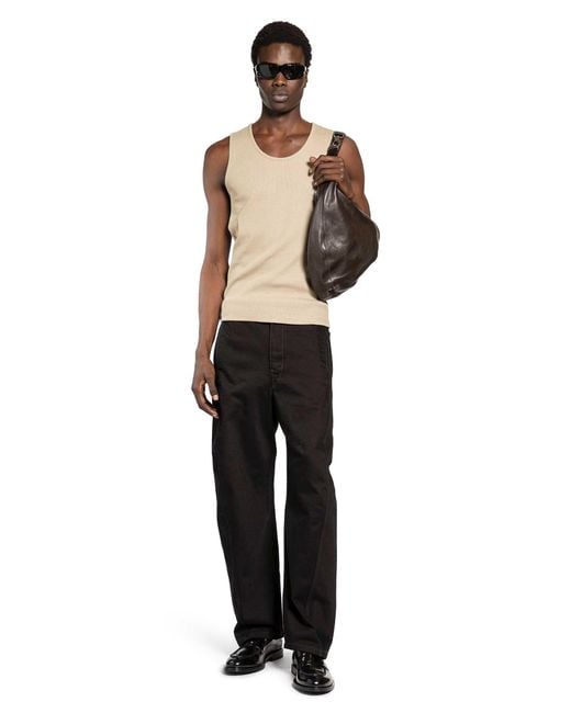 Lemaire Natural Rib Tank Top for men