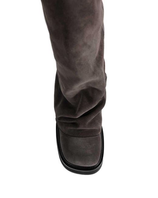 The Attico Black 'Robin' Combat Boots