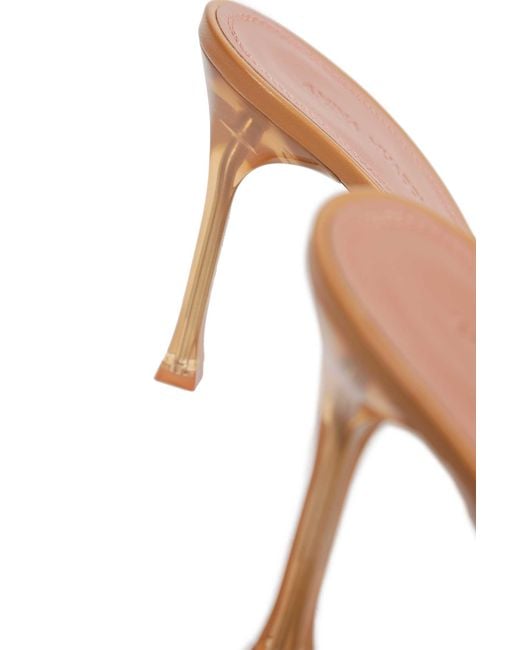 AMINA MUADDI Natural Alexa Glass Slipper 95