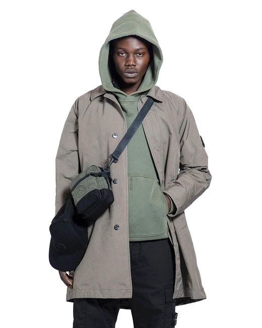 Stone Island Gray 70249 David-tc Jaket for men