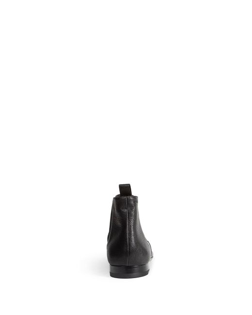 Prada Black Leather Chelsea Boots for men