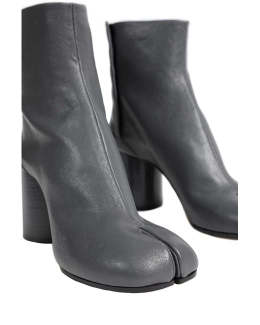 Maison Margiela Gray Tabi Ankle Boots